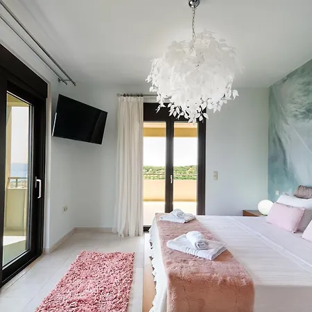 Luxury Argi Infinity Private Pool Villa Kíssamos