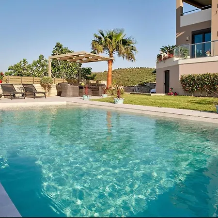 Luxury Argi Infinity Private Pool Villa Kíssamos